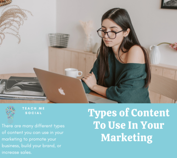 types pf content for your marketing