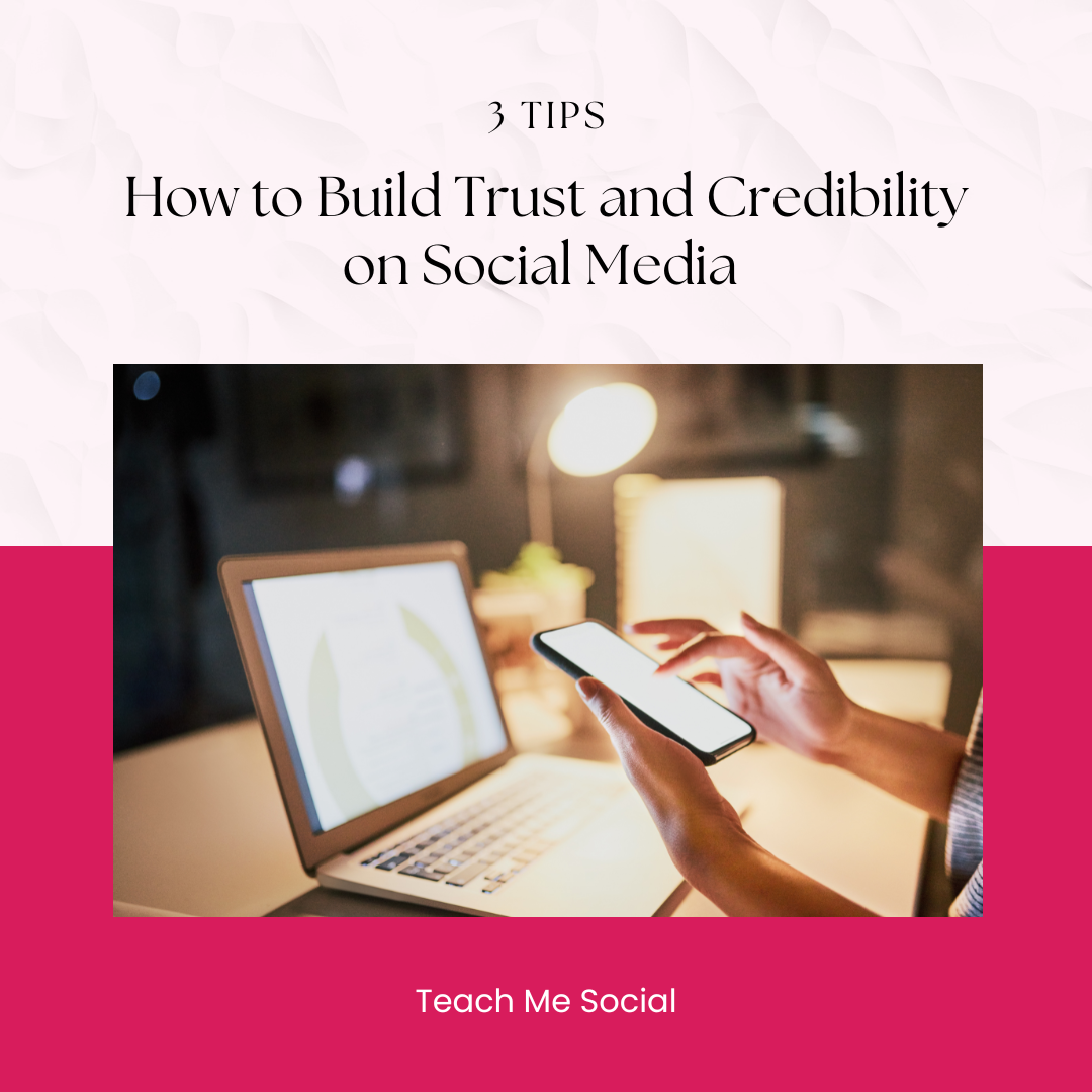 build trust on social media 3 tips