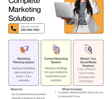 flyer of the Complete Marketing Solution package