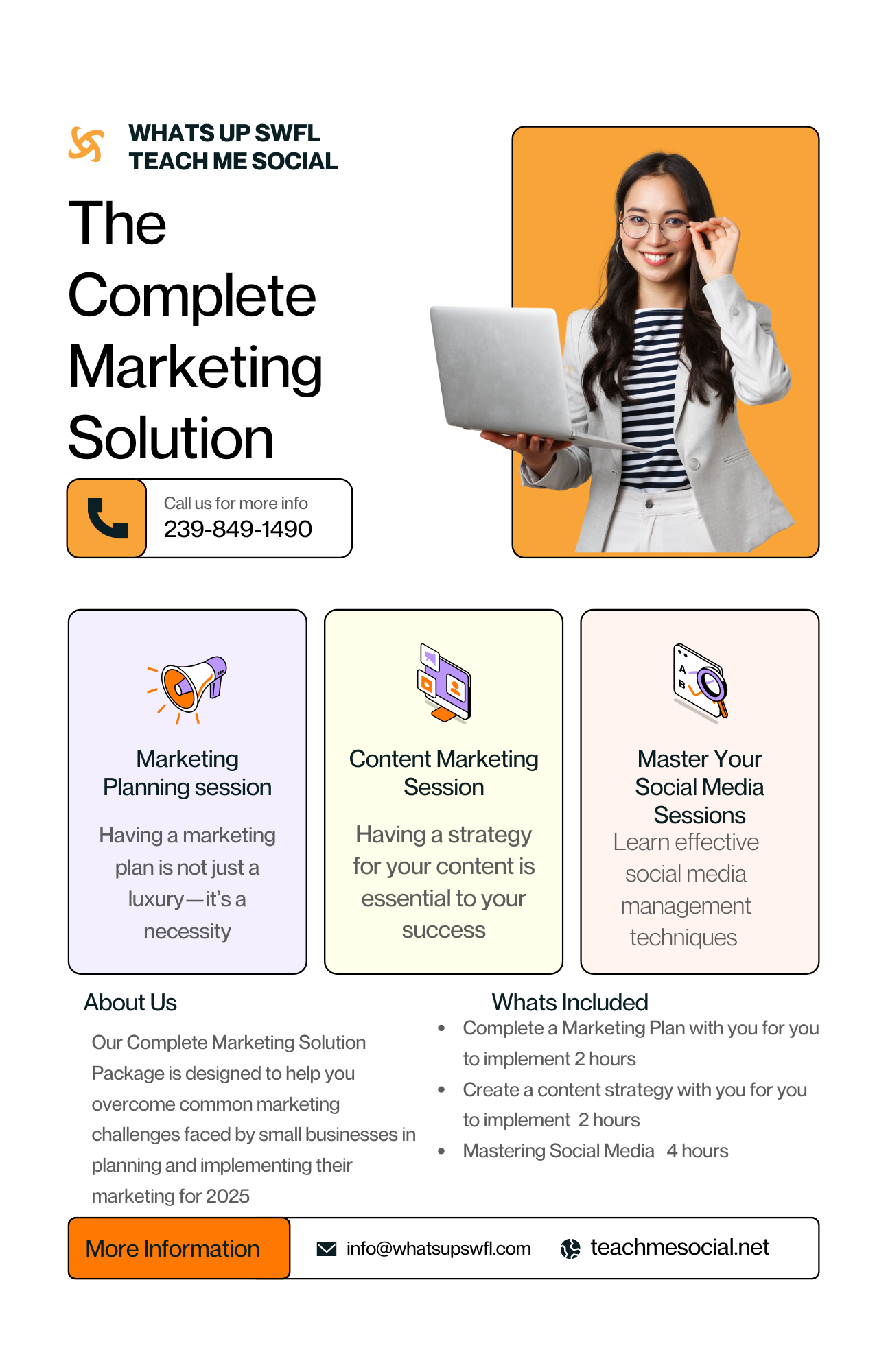 flyer of the Complete Marketing Solution package