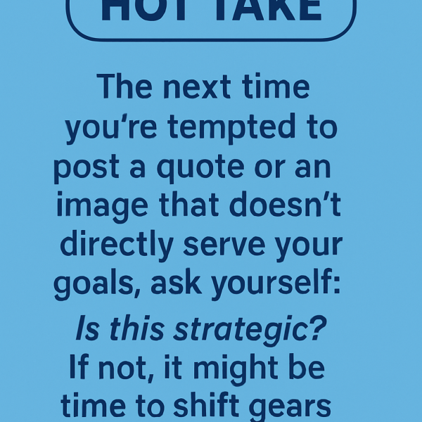 content strategy hot take